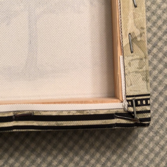 STRETCHED CANVAS WALL ART 15” x 15” “TRUE NORTH STRONG AND FREE” - OS013 - Picture 9 of 10